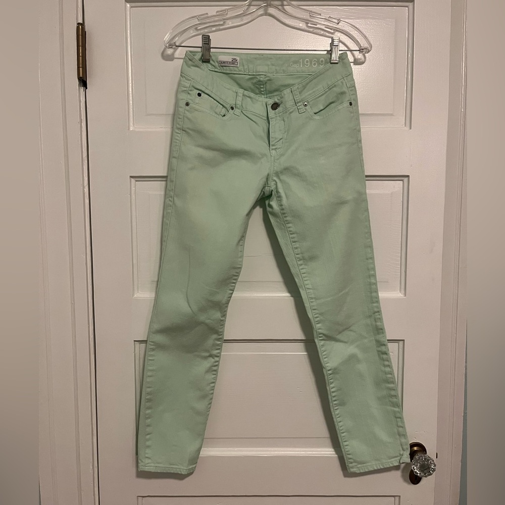 Women's Mint Green Jeans